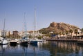 Alicante Marine and the castle