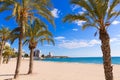 Alicante San Juan beach of La Albufereta Royalty Free Stock Photo