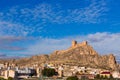 Alicante Sax village castle in Spain Royalty Free Stock Photo