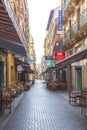 Alicante, Spain 03 25 2020 Empty streets in spain and Europe. During quarantine. Stay at home concept. Empty city under Royalty Free Stock Photo