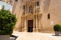 ALICANTE, SPAIN - JULY 5 2023: Basilica de Santa Maria, Saint Mary church Alicante