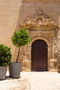 ALICANTE, SPAIN - JULY 5 2023: Basilica de Santa Maria, Saint Mary church Alicante