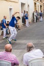 Traditional pelota match Royalty Free Stock Photo