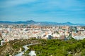 Alicante, Spain. View over the city from the Castle Royalty Free Stock Photo