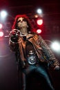 Alice Cooper  during the concert Royalty Free Stock Photo