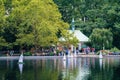 The Alice Hochstader & Edward A. Kerbs Memorial at the Conservatory Water in Central Park, Manhattan, New York City