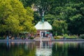 The Alice Hochstader & Edward A. Kerbs Memorial at the Conservatory Water in Central Park, Manhattan, New York City Royalty Free Stock Photo