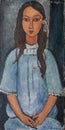 Alice painting by Amedeo Modigliani Royalty Free Stock Photo