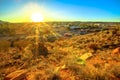 Alice Springs aerial view Royalty Free Stock Photo