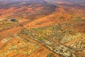 Alice Springs aerial view Royalty Free Stock Photo