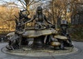 `Alice in Wonderland` by Jose de Creeft in Central Park, New York City Royalty Free Stock Photo