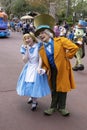 Alice, Wonderland, mad Hatter, Disney World Royalty Free Stock Photo