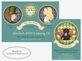 Alice in Wonderland. Mad tea party Birthday Invitation. Royalty Free Stock Photo