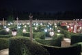 Alice in Wonderland Maze in Shanghai Disneyland, China. Royalty Free Stock Photo