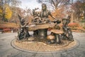 Alice in Wonderland monument in Central Park - New York