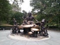 The Alice in Wonderland sculpture, Central Park New York. Royalty Free Stock Photo