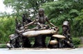 The Alice in Wonderland sculpture, Central park New York. Royalty Free Stock Photo
