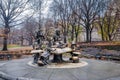 The Alice in Wonderland sculpture at Central Park - New York, USA Royalty Free Stock Photo