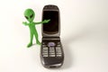 Alien with a Cell Phone