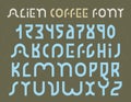 Alien Coffee font