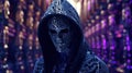 alien cyber shaman oracle manipulates psychic energy