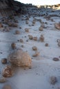 The Alien Egg Hatchery at Bisti Badlands Wilderness Area New Mexico