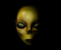 Alien Face Head Portrait
