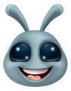 Alien Grey Gray Fun Cartoon Character