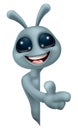 Alien Grey Gray Fun Cartoon Character