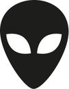 Alien head icon