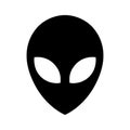 Alien head isolated - png