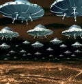 Alien Invasion Royalty Free Stock Photo