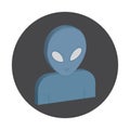Alien Isometric vector icon which can easily modify or edit