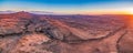 Alien landscape of Flinders Ranges in South Australia. Royalty Free Stock Photo