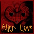 Alien Love Royalty Free Stock Photo