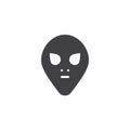 Alien mask vector icon