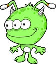 Alien monster Vector Illustration Royalty Free Stock Photo