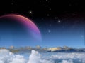 Alien Planet fantasy space scene