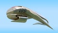 Alien spacecraft design Royalty Free Stock Photo