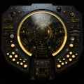 Alien spaceship control panel Royalty Free Stock Photo