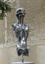 Alien statue outside the H.R. Giger Museum
