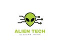 Alien Tech Logo Design for Brand