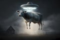 Alien visitors stolen cow extraterrestrial ufo