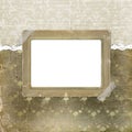 Alienated frame for photo Royalty Free Stock Photo