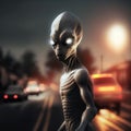 Aliens and extra terrestrials from another planet Royalty Free Stock Photo