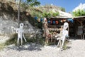 Aliens in front of a Souvenir Store in Cappadocia Royalty Free Stock Photo