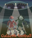 Aliens play galactic football