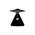 aliens take home icon. Element of space illustration. Premium quality graphic design icon. Signs and symbols collection icon for