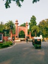 Aligarh, Uttar Pradesh, India - jan 07, 2021 : Bab-e Syed of Aligarh Muslim University Aligarh Uttar Pradesh . The University was