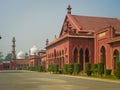 Aligarh, Uttar Pradesh, India - May 07, 2019 : Strachey Hall and Jama Masjid of Aligarh Muslim University Aligarh Uttar Pradesh .